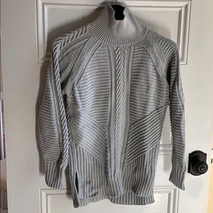 Banana Republic Gray Cableknit Sweater